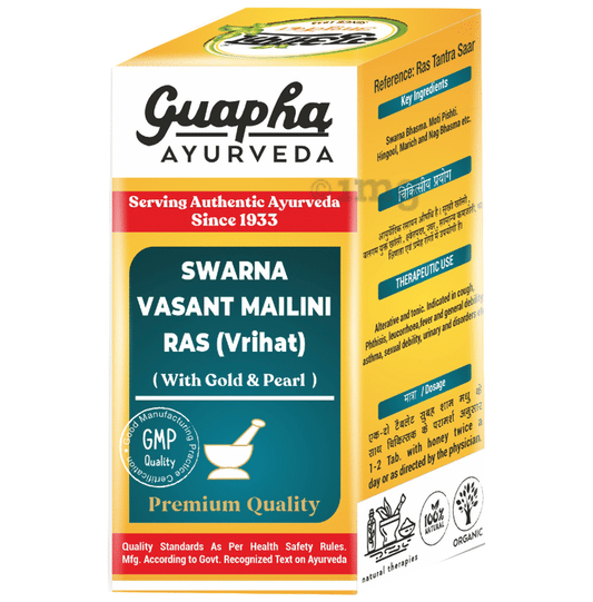 Swarna Vasant Malini Ras (Vrihat) with Gold & Pearl
