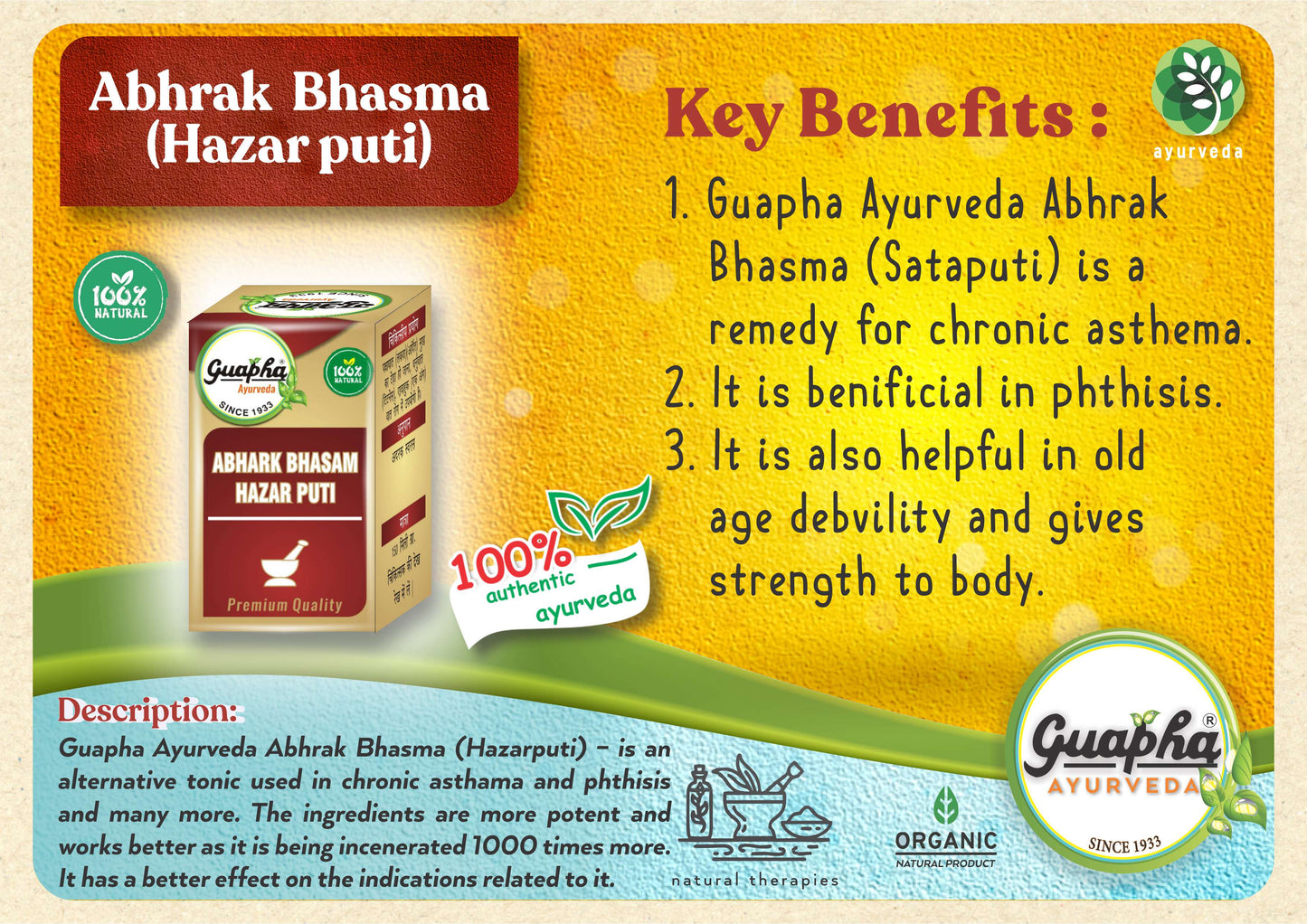 Abhrak Bhasma Hazaar – Premium 1000 Puti Mica Ash for Holistic Health