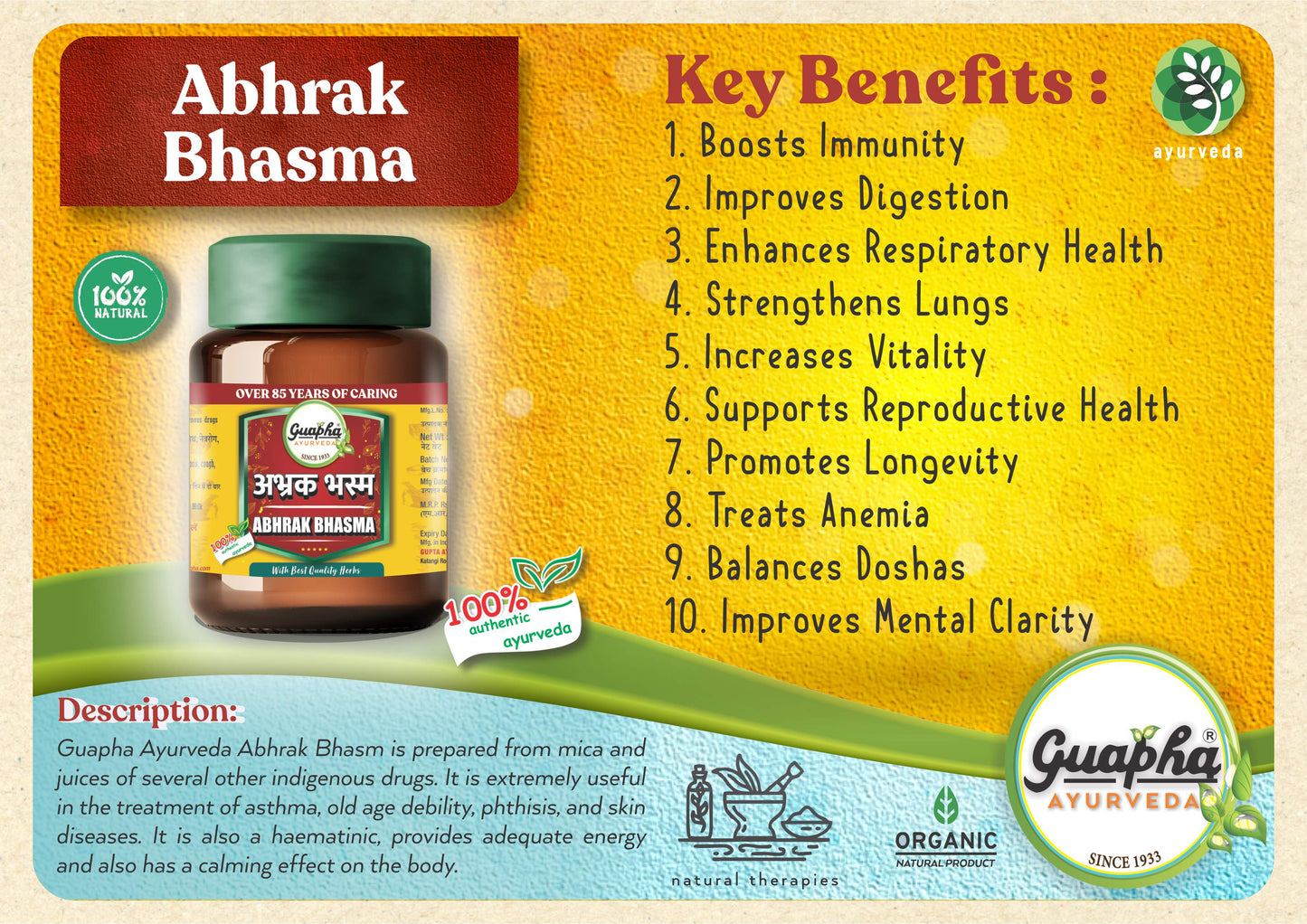 Abhrak Bhasma – Premium Rejuvenating Mica Ash for Holistic Health