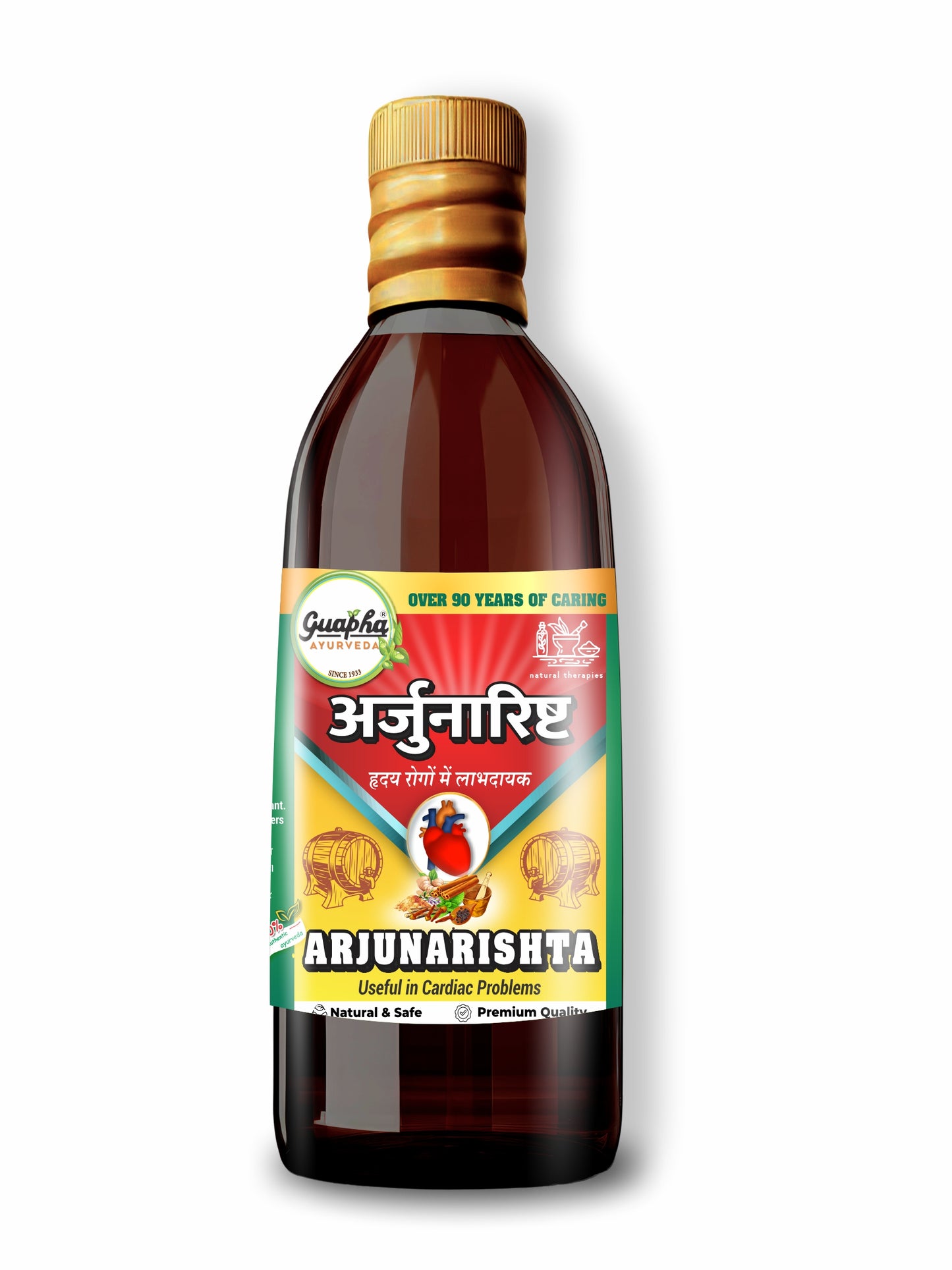 Arjunarishta 800ml (400ml*2) - Ayurvedic Heart Tonic for Cardiovascular Wellness | Supports Healthy Blood Pressure, Circulation, and Heart Function with the Power of Arjuna Bark Extract