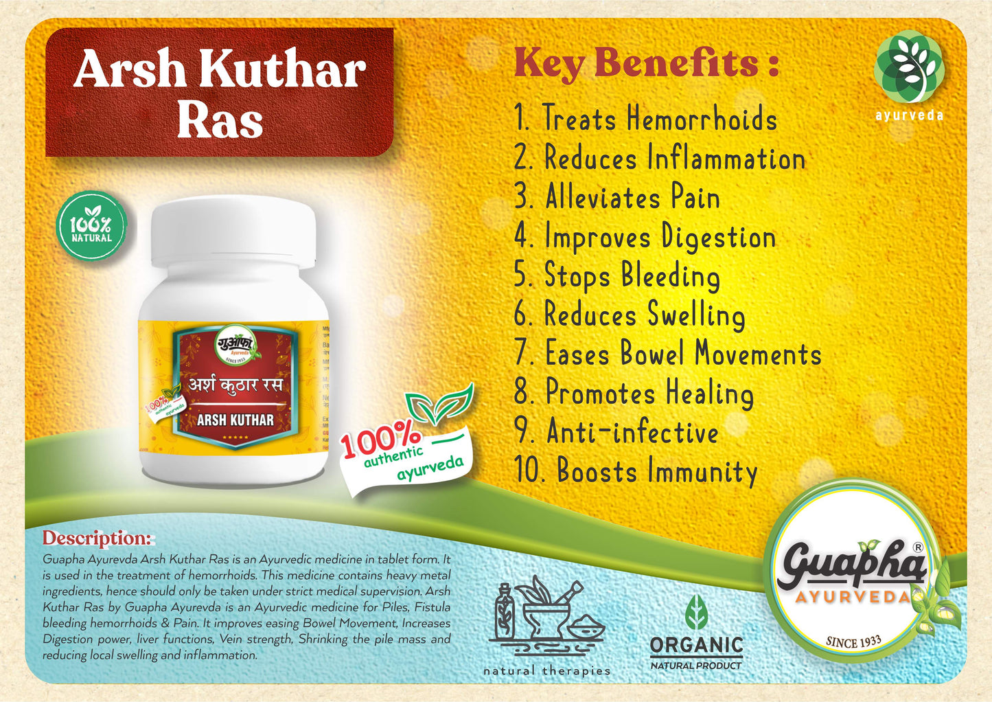 Arsh Kuthar Ras | Natural Ayurvedic Relief for Piles & Hemorrhoids