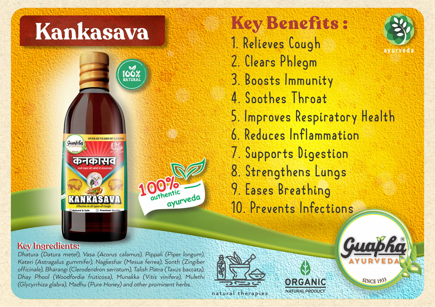 Kankasava 800ml (400ml*2) - Herbal Respiratory Support & Wellness