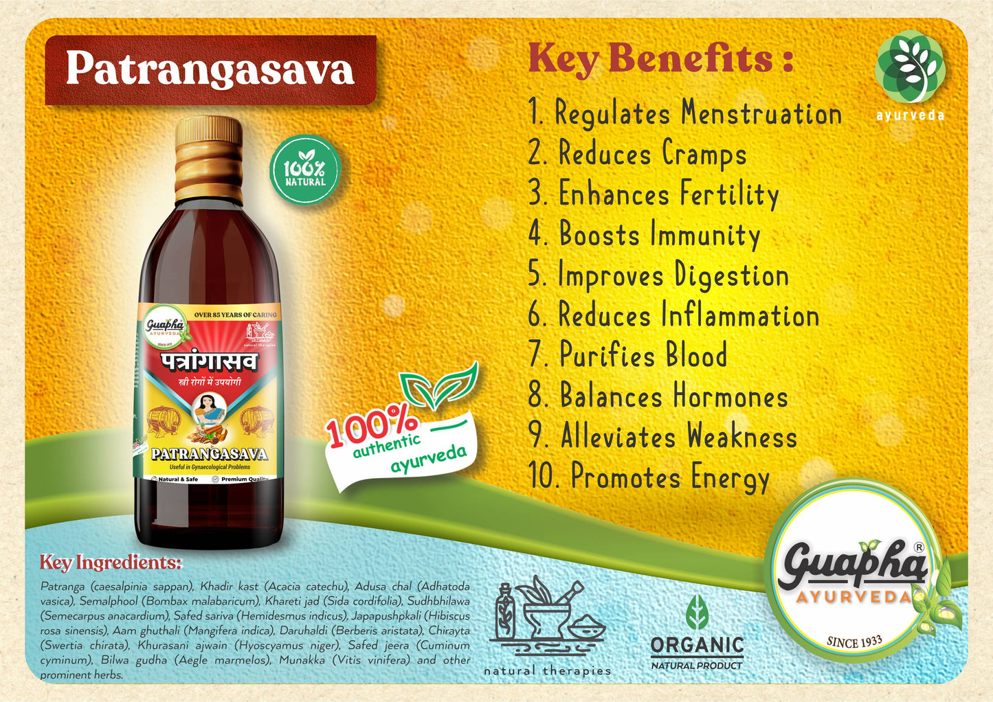 Patrangasava 800ml (400ml*2) | Holistic Wellness for Women’s Health