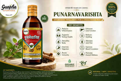 Punarnavarishta 800ml (400ml*2) - Herbal Solution for Kidney & Liver Health