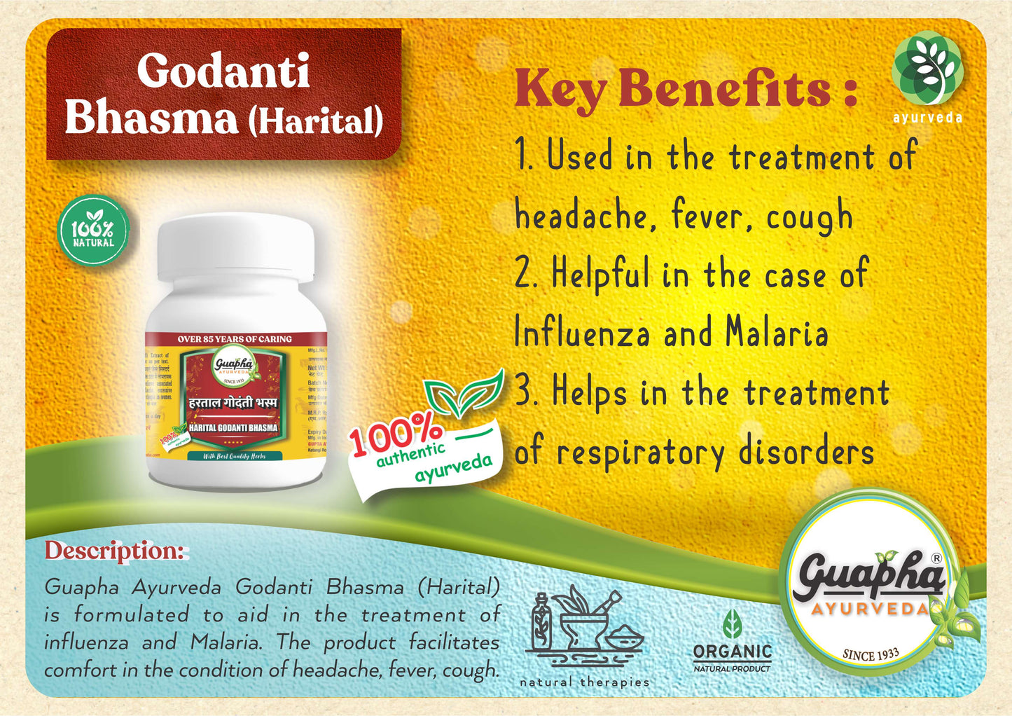 Hartal Godanti Bhasma – Premium Ayurvedic Calcium-Rich Formula for Strength & Wellness