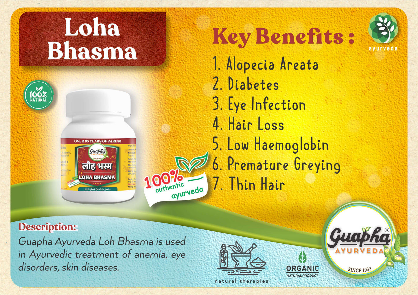 Loh Bhasma – Premium Iron-Rich Bhasma for Strength & Vitality