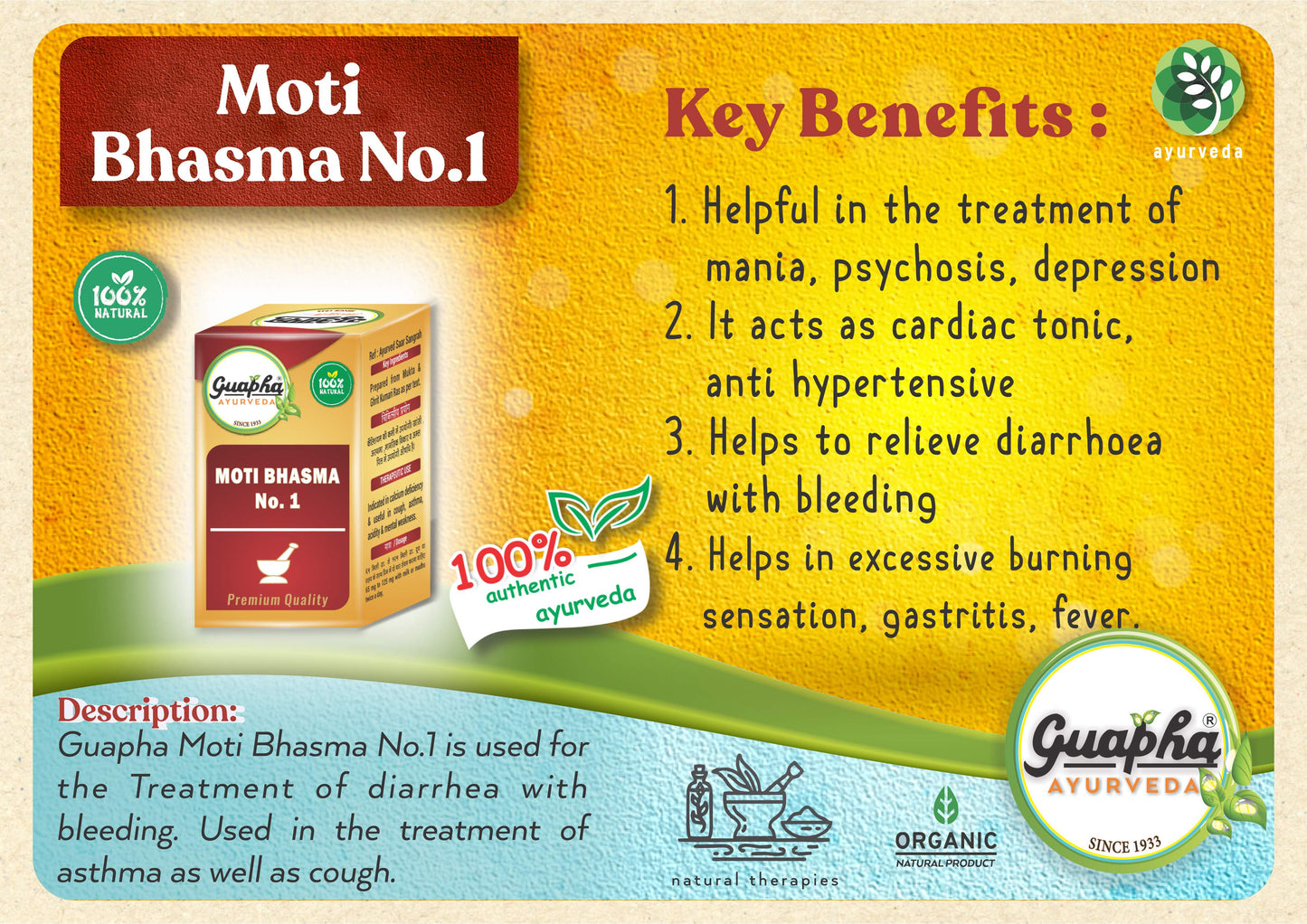 Moti Bhasma No. 1 – Superior Pearl Bhasma for Radiance & Health