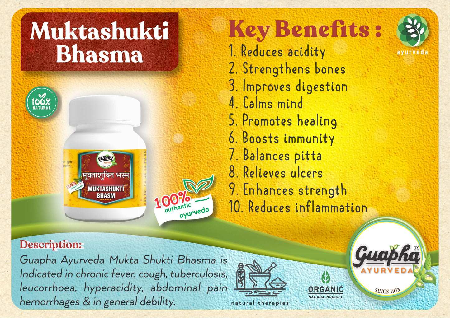 Muktashukti Bhasma – Natural Pearl Supplement for Wellness