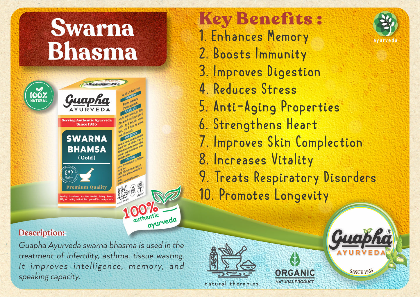 Swarna Bhasma | Gold Bhasma