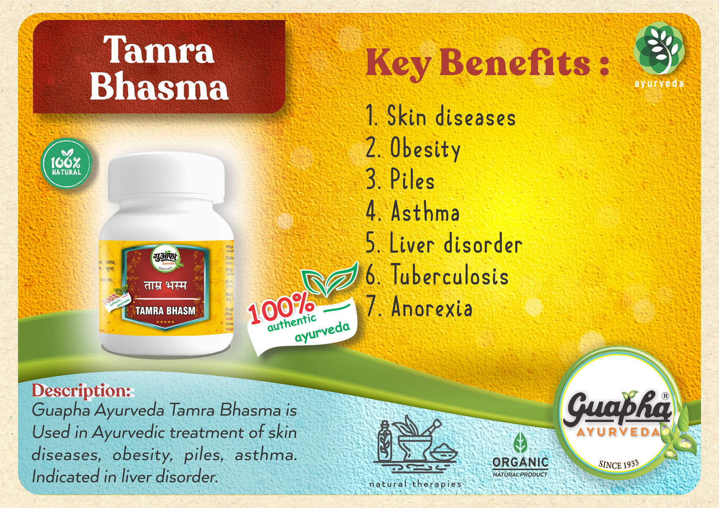 Tamra Bhasma – Natural Copper Bhasma for Health Benefits