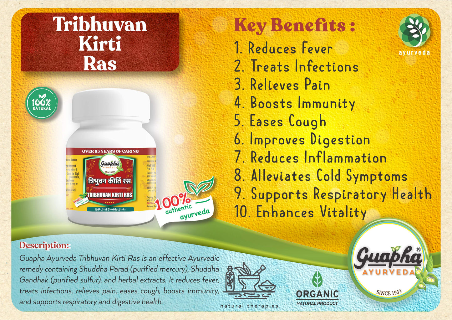 Tribhuvan Kirti Ras – Powerful Relief for Fever, Cold & Infections