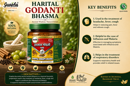 Hartal Godanti Bhasma – Premium Ayurvedic Calcium-Rich Formula for Strength & Wellness