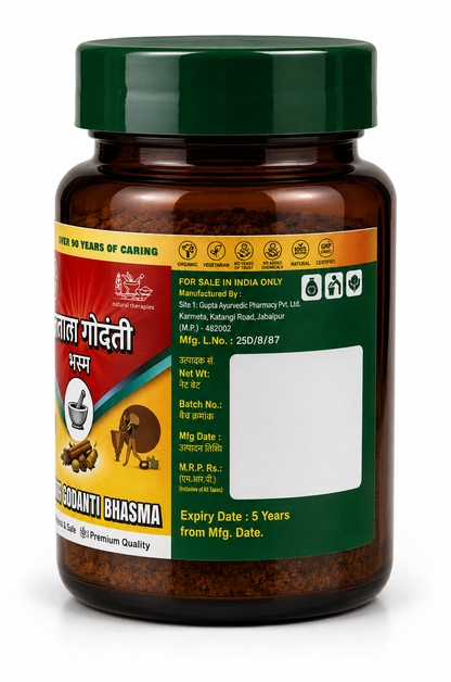 Hartal Godanti Bhasma – Premium Ayurvedic Calcium-Rich Formula for Strength & Wellness