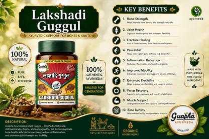 Lakshadi Guggul - Herbal Joint Support for Healthy Bones & Joints