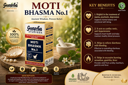 Moti Bhasma No. 1 – Superior Pearl Bhasma for Radiance & Health