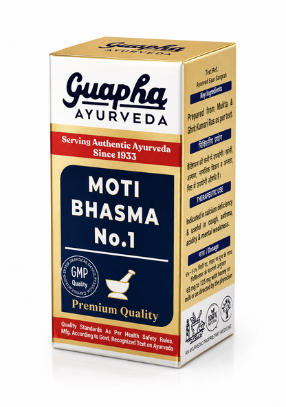 Moti Bhasma No. 1 – Superior Pearl Bhasma for Radiance & Health