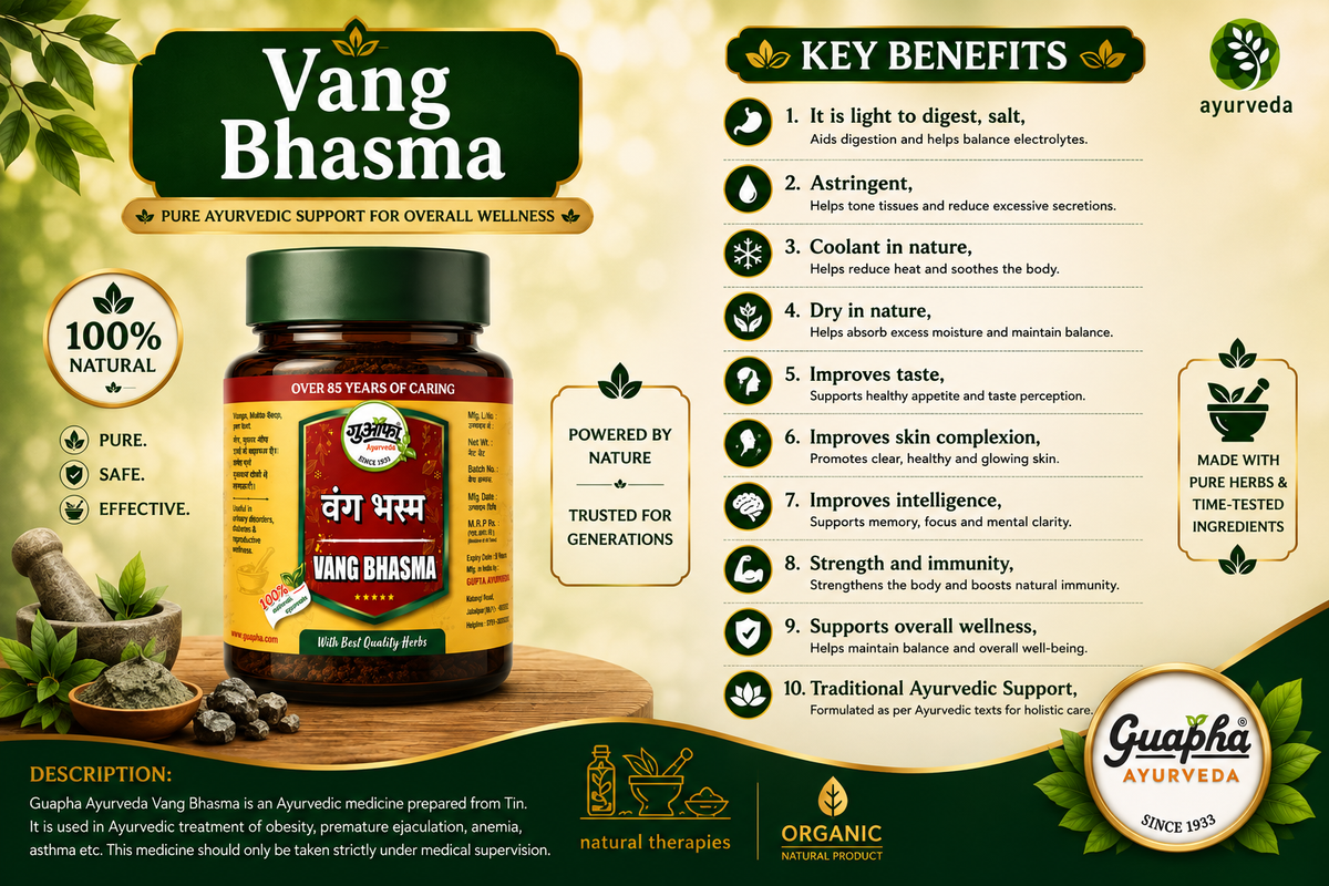 Vang Bhasma: Elevate Your Vitality Naturally