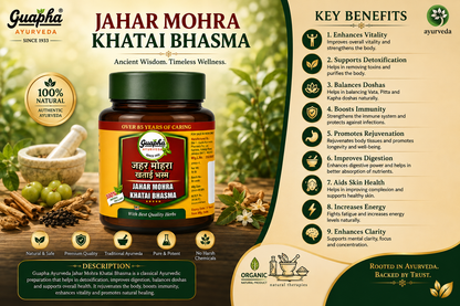 Jahar Mohra Khatai Bhasma – Premium Herbal Bhasma for Holistic Health