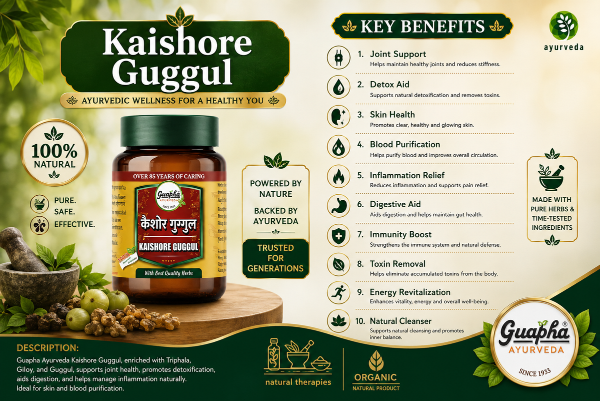 Kaishore Guggul – Natural Joint Support & Detox Formula