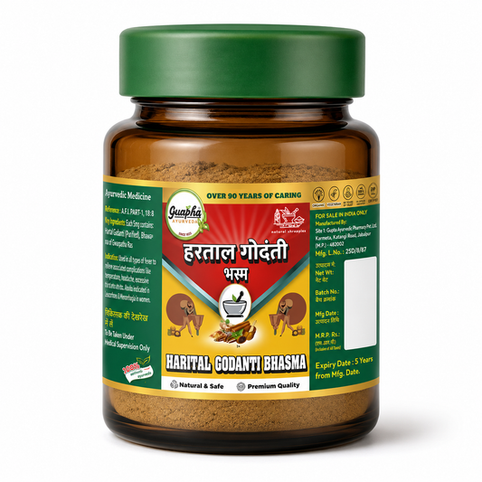 Hartal Godanti Bhasma – Premium Ayurvedic Calcium-Rich Formula for Strength & Wellness