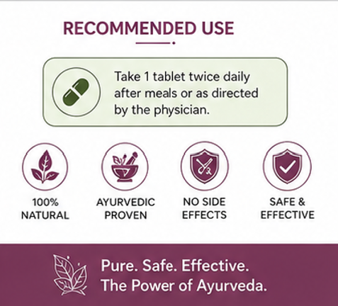 Guapha Ayurveda Thyro Wellness Tablets | Natural Thyroid Support | Helps Balance Hormones, Boost Metabolism & Energy | Ayurvedic Formula with Gokshuru, Paribhadra, Kanchanar Guggul | 60 Tablets