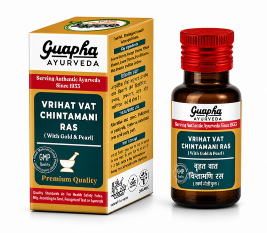 Vrihat Vat Chintamani Ras (With Gold & Pearl)